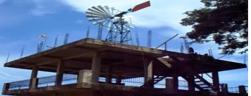 Figure 4.  Windmills are generated and applied in one of the areas around the coast 