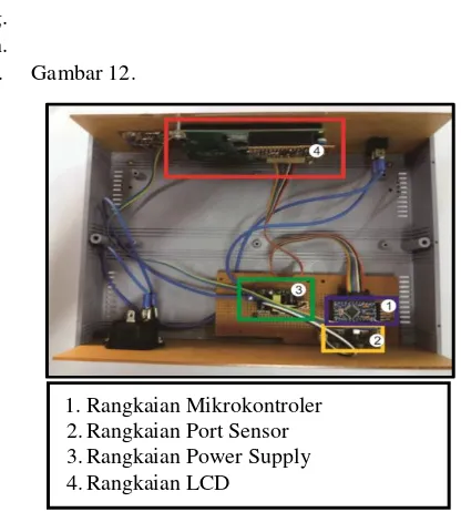 Gambar 12. Foto Rangkaian Elektronika Pembangun Set eksperimen 