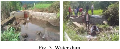 Fig. 5. Water dam 