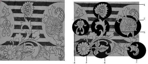 Fig. 2. Batik Motif Design From Carved Motif Minangkabau 