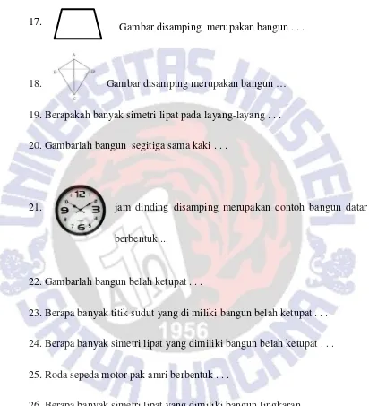 Gambar disamping  merupakan bangun . . . 