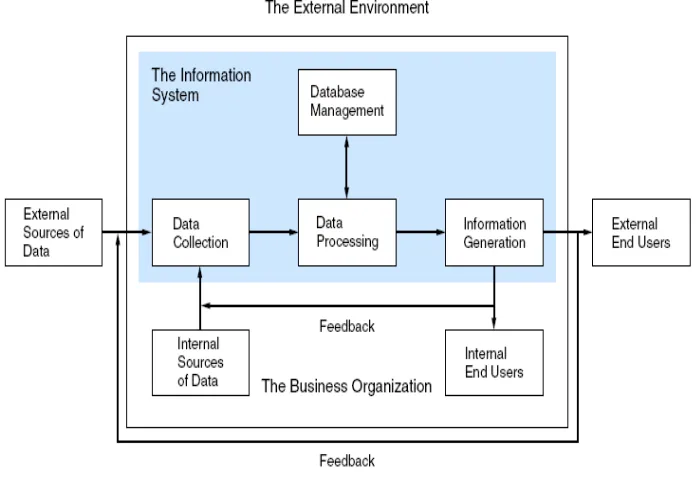 Gambar 1.1 Proses umum Sistem Informasi Akuntansi 