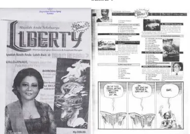 Cover Majalah Liberty Edisi No. 1620, 15-28 Februari 1985 dan Daftar Isi Gambar 6 Majalah Liberty Edisi No