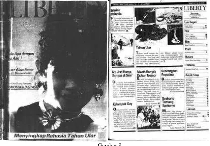 Gambar 9 Cover dan Daftar Isi Majalah Liberty Edisi No. 1694, 16-31 Januari 1989 