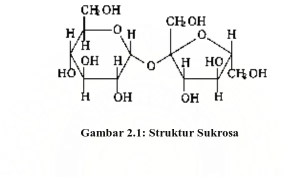 Gambar 2.1: Struktur Sukrosa 