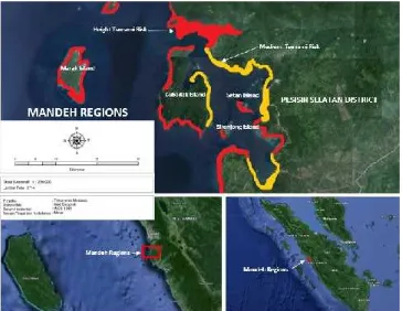 Gambar 3. Zona Risiko Bencana Tsunami Kawasan Mandeh