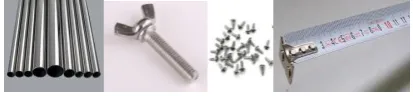 Figure 10. Tools and Materials for the manufacture of Stick Convergence Rod [7] 