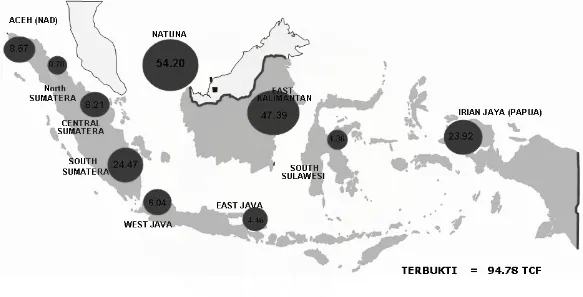 Gambar CADANGAN GAS ALAM DI INDONESIA
