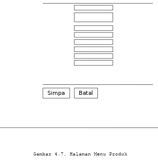 Gambar 4.8. Rancangan Interface Menu Kategori Admin