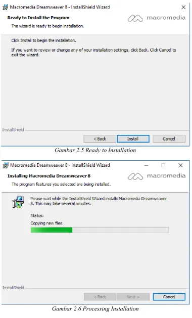 Gambar 2.5 Ready to Installation