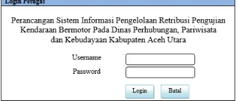 Gambar 11. Tampilan Login 