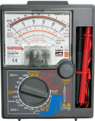 Gambar 4.1 AVO (Ampere, Voltage, Ohm) meter