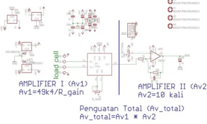 Gambar 2.15 Rangkaian skematik modul instrument amplifier AD620 