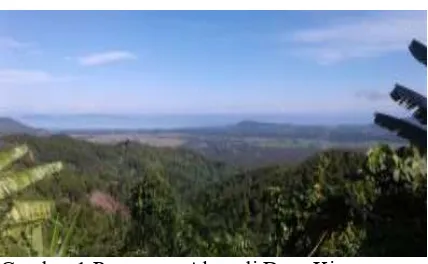 Gambar 1.Panorama Alam di Desa KinopasanPanorama alam Desa Kinopasan dapat langsung dirasakan setelah masuk ke Desa Kinopasan ± 35 menit dari Pusat Kota kabupaten Toli Toli