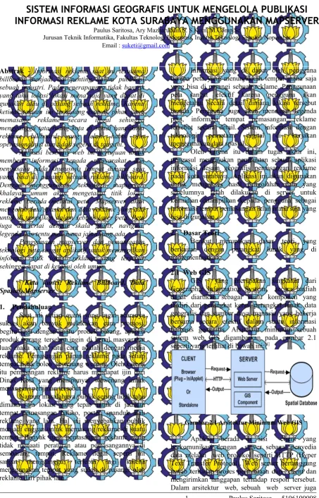 Gambar 2.1 Arsitektur Minimum Web GIS