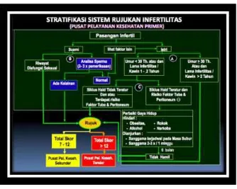 Gambar 2.1 Stratifikasi sistem rujukan infertilitas (Pusat PelayananKesehatan Primer)