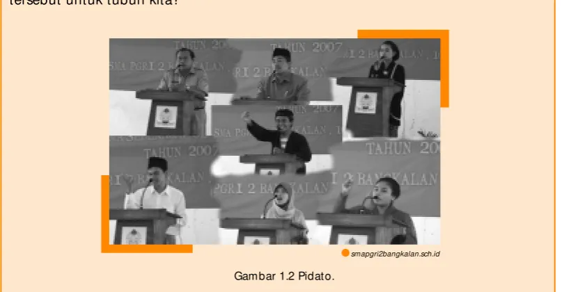 Gambar 1.2 Pidato.