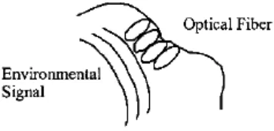 Gambar 5. Sensor serat optik esktrinsik (Yin, 2002). 