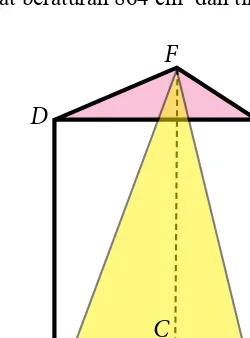 Gambar di bawah adalah prisma ABCD.EFGH. Dengan ABFE sejajar DCGH. Panjang AB 
