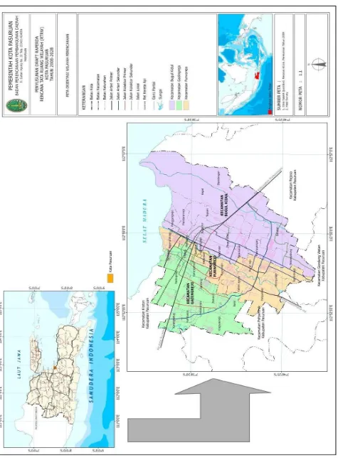 Gambar 6. 2 Peta Orientasi Wilayah Kota Pasuruan 