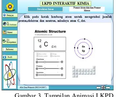 Gambar 3. Tampilan Animasi LKPD 