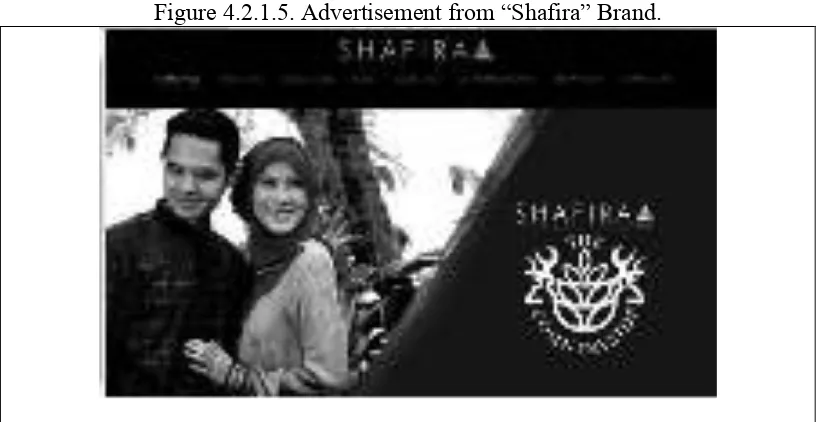 Figure 4.2.1.5. Advertisement from “Shafira” Brand. 