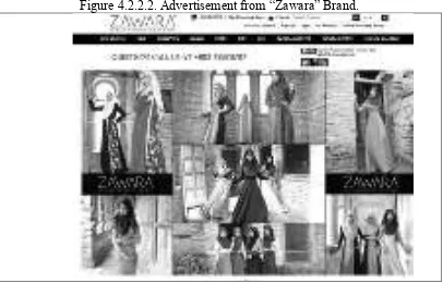 Figure 4.2.2.2. Advertisement from “Zawara” Brand. 