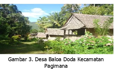 Gambar 3. Desa Baloa Doda Kecamatan 