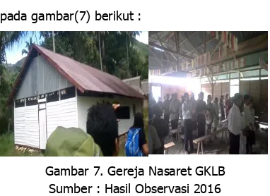 Gambar 7. Gereja Nasaret GKLB 