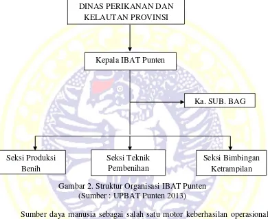 Gambar 2. Struktur Organisasi IBAT Punten 