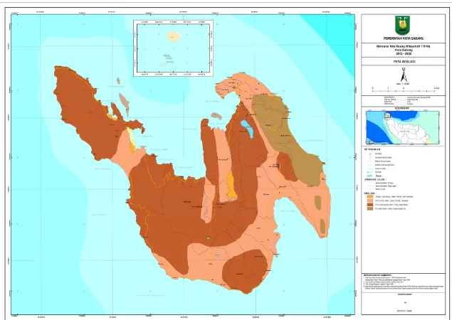 Gambar 4.6 Peta Geologi Kota Sabang 
