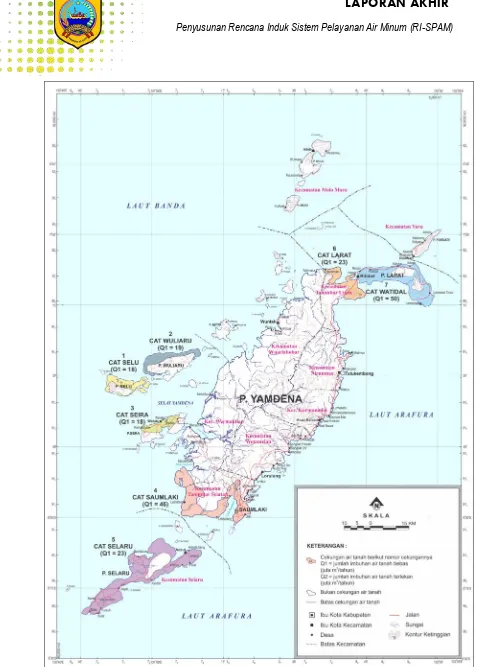 Gambar 6.12. Peta Cekungan Air Tanah Kabupaten Maluku Tenggara Barat 