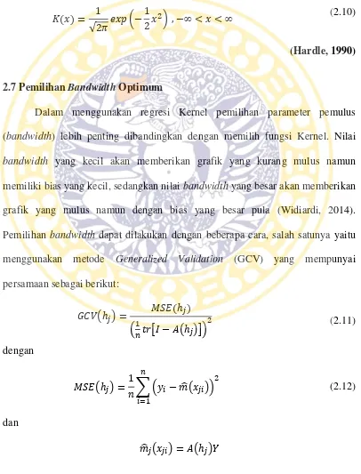 grafik yang mulus namun dengan bias yang besar pula (Widiardi, 2014). 