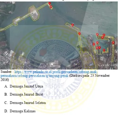 Gambar 4.1. Denah Dermaga Pelabuhan Tanjung Perak