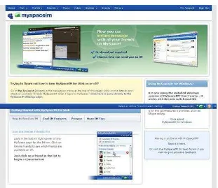 Gambar 3.5 Myspace IM 