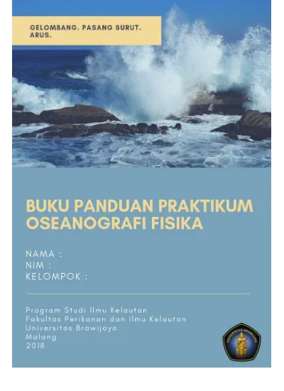 BUKU PANDUAN OSEANOGRAFI FISIKA 2018