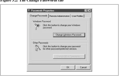 Figure 3.2: The Change Passwords tab