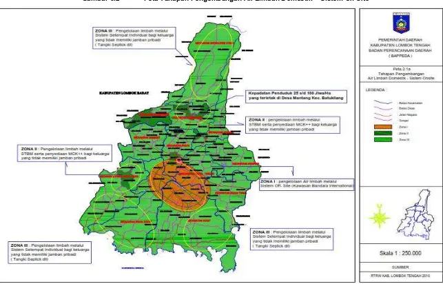 Gambar 6.2 Peta Tahapan Pengembangan Air Limbah Domestik – Sistem On Site 