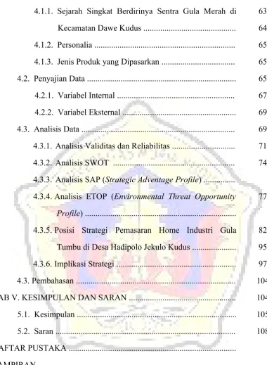 Tabel 2.1.Posisi Perusahaan dalam Matriks ETOP ..............................