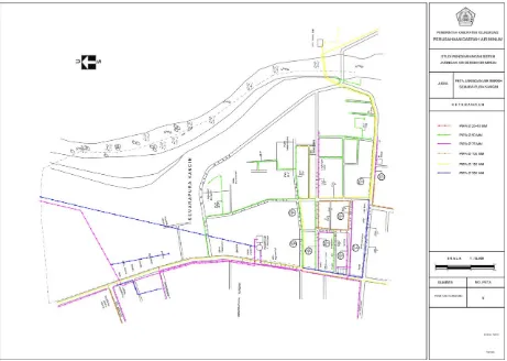 Gambar Peta Jaringan Air Bersih Semarapura Kangin 
