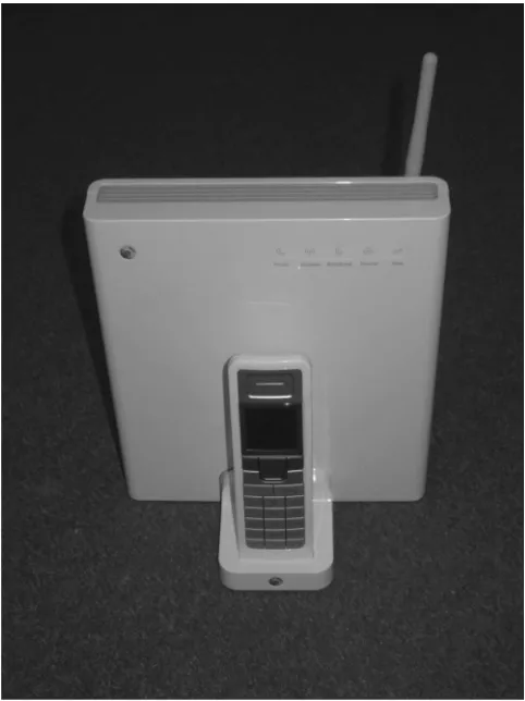 Figure 3 4. BT Home Hub (author). (Source: Author. Reproduced by permission of& Dave Wisely, British Telecommunications plc.)