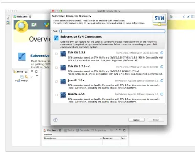 Figure 1-1 Subversion support in Eclipse