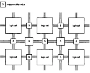 Figure 3.1 Conceptual structure of an FPGA device. 