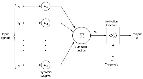 Gambar 2.1 model neuron 