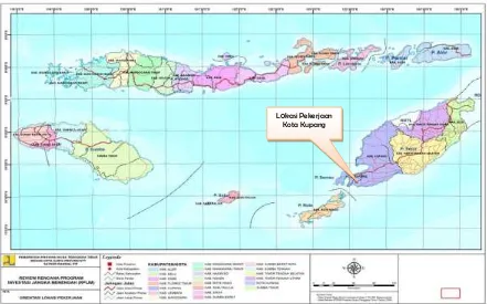 Gambar 1.3. Peta Wilayah Nusa Tenggara Timur 