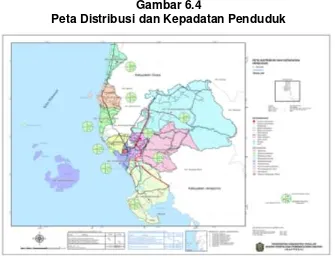 Gambar 6.4 Peta Distribusi dan Kepadatan Penduduk 