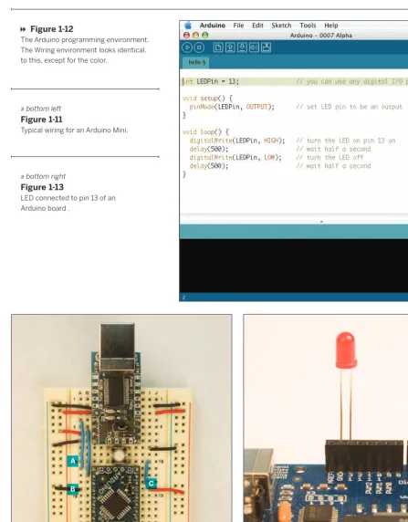Figure 1-12The Arduino programming environment. 