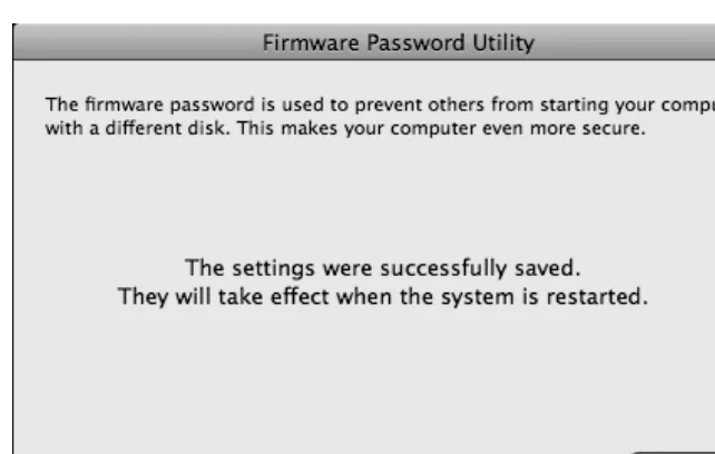 Figure 2-4. Firmware password confirmation