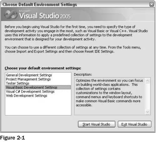 Figure 2-1Configuration of the settings is managed through the “Import and Export Settings 
