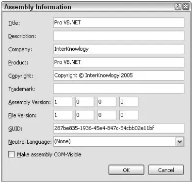 Figure 2-5Assembly Attributes